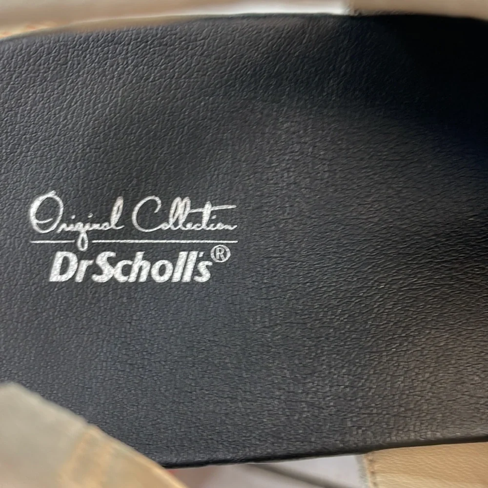 Dr Scholl's Look New Taupe Suede Weslyn Wedge Sandal
